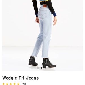 Levi’s classic wedgie fit jeans